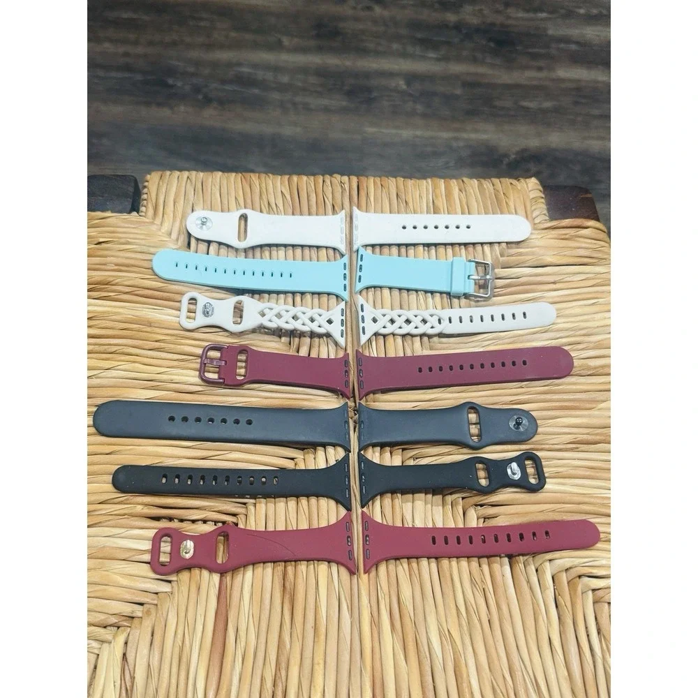 Large Apple Watch Band Lot Leather Silicone Metal Stretchy Straps Cases